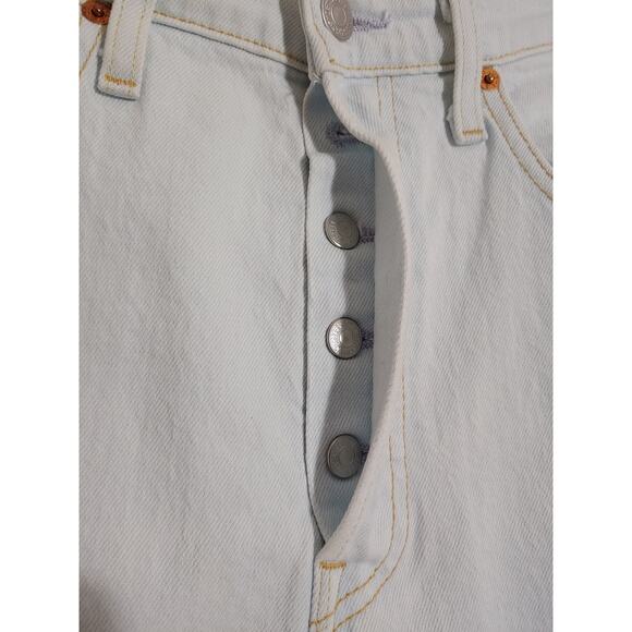 Womens Levi 501 Button Fly Jeans Size 30 - Picture 2 of 5